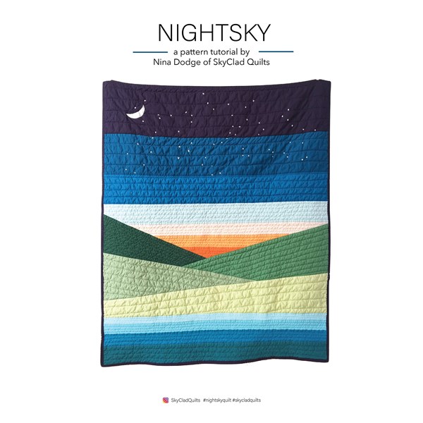 NightSky Quilt | Nina Dodge of SkyClad Quilts