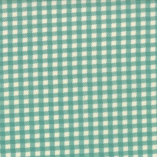 Gingham in Teal