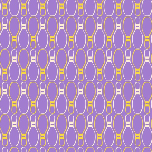 Bowling Pins in Purple