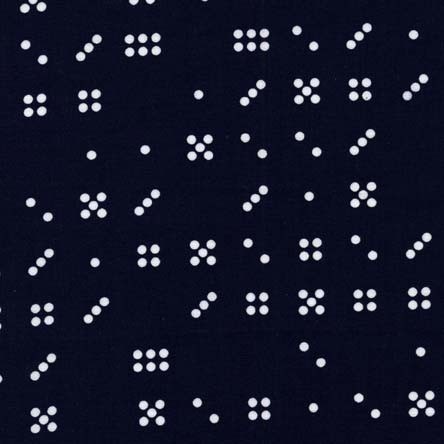 Domino Dot in Navy