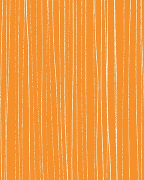 Crayon Stripe in Orange