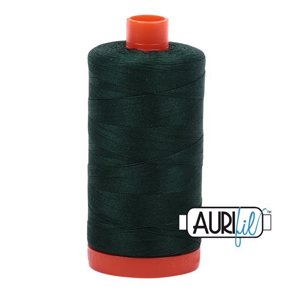 Aurifil 50wt Thread | 1422 Yards - Forest Green 4026