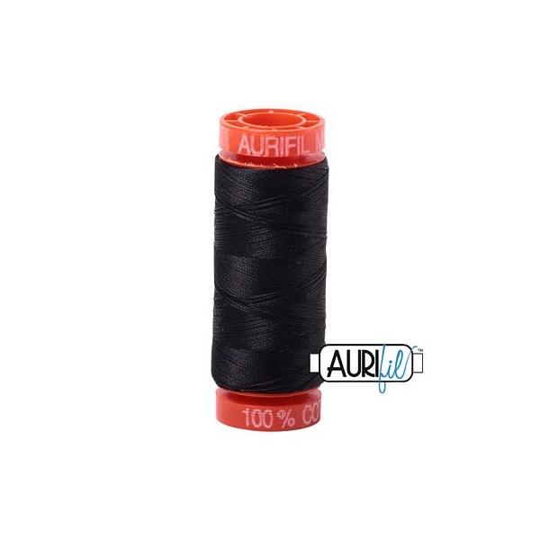 Aurifil 50wt Thread | 220 Yards - Very Dark Grey 4241