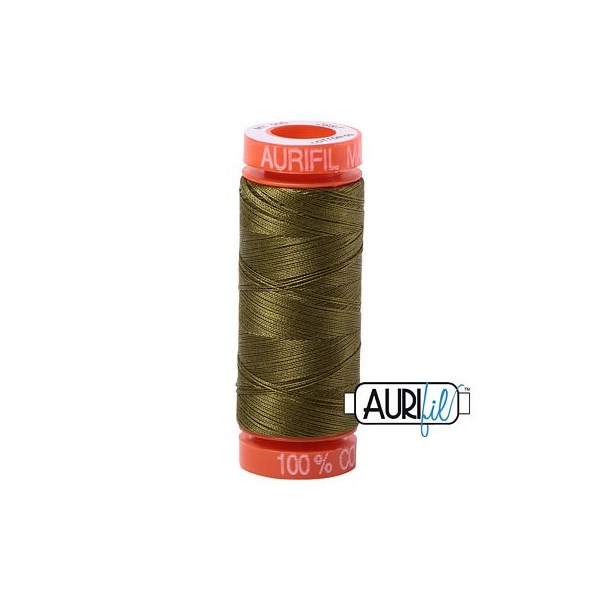 Aurifil 50wt Thread | 220 Yards - Very Dark Olive 2887