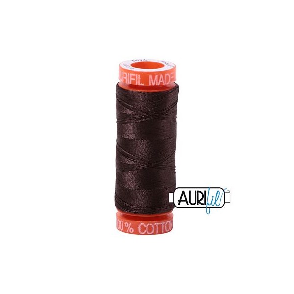 Aurifil 50wt Thread | 220 Yards - Dark Brown 5024