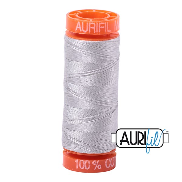 Aurifil 50wt Thread | 220 Yards - Aluminium 2615