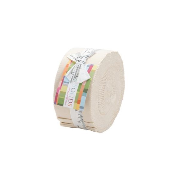 Bella Solids Jelly Roll - Natural