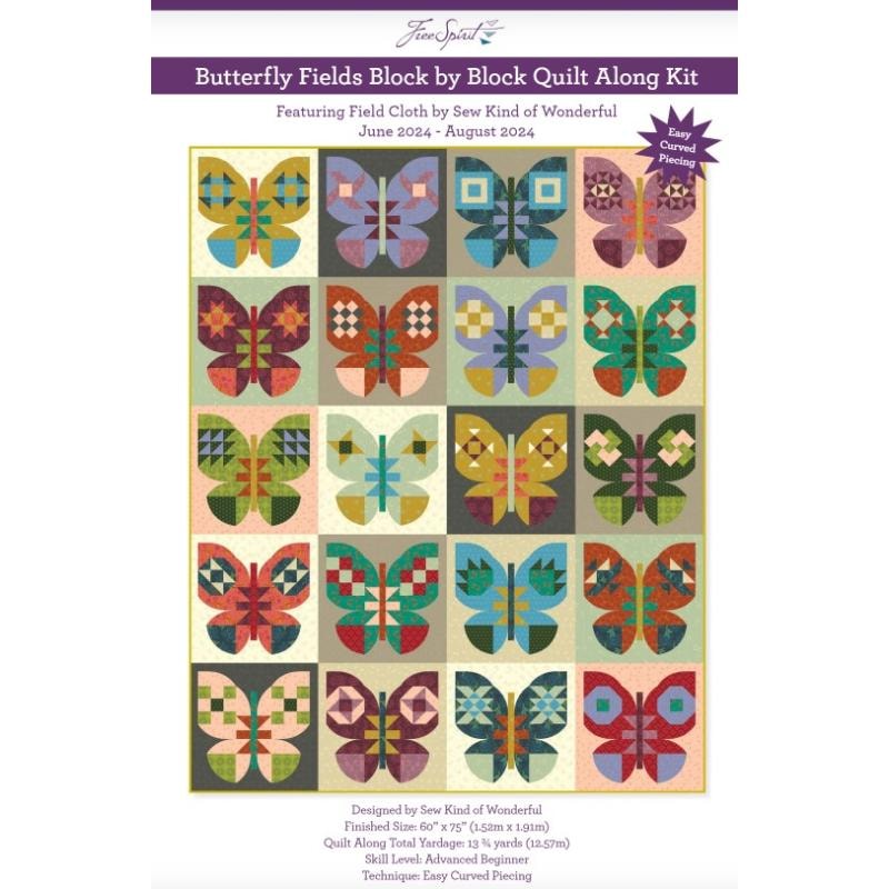 Butterfly Fields Quilt Kit | Field Cloth | Sew Kind of Wonderful
