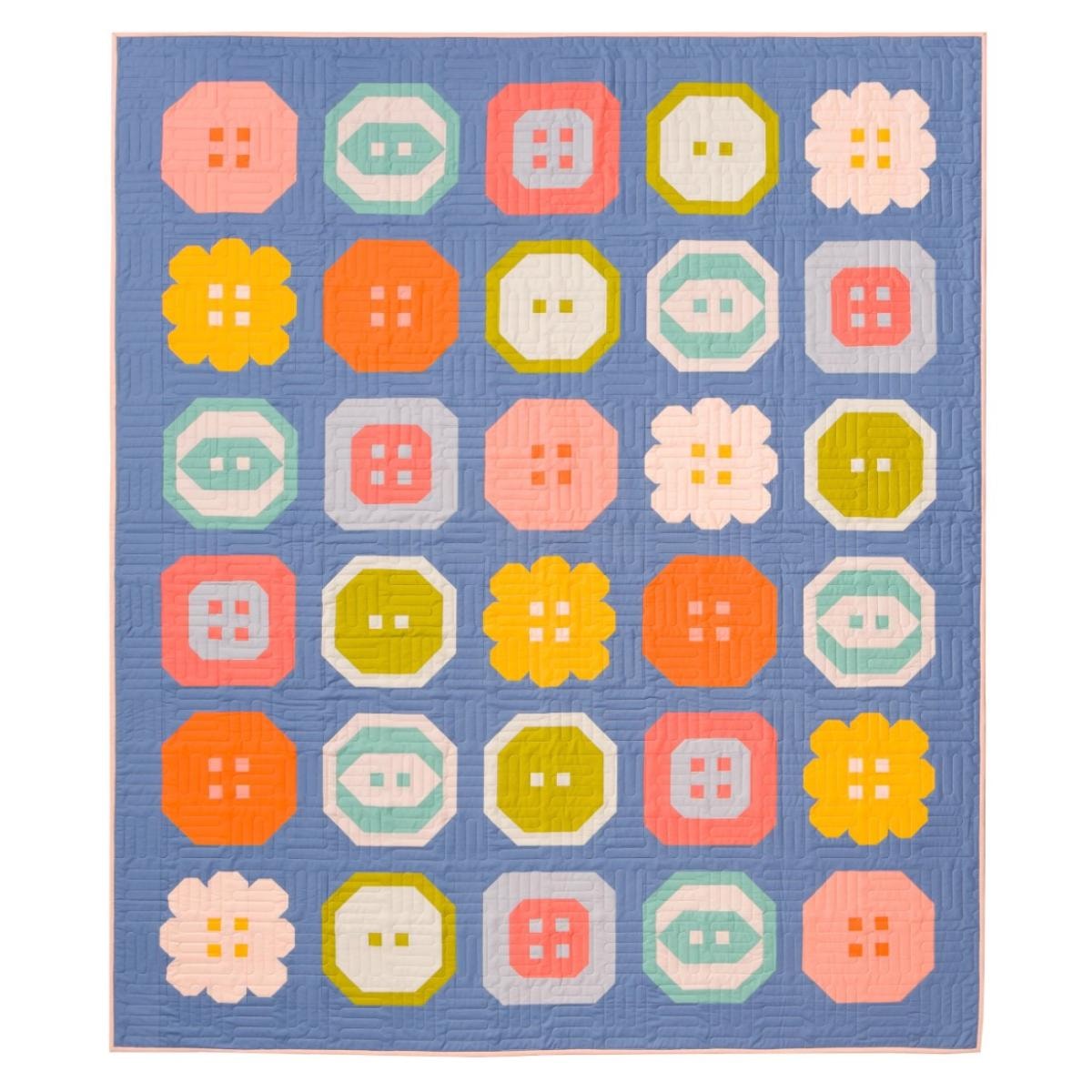Buttoned Up Quilt Kit - INCLUDES PATTERN