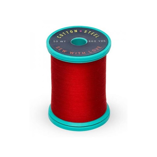 Cotton + Steel Thread 50wt | 600 Yards - True Red