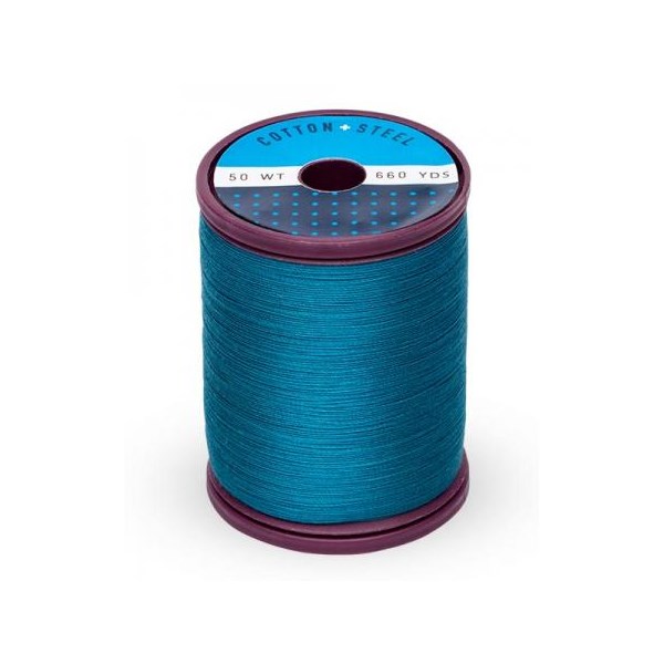 Cotton + Steel Thread 50wt | 600 Yards - Dk. Turquoise
