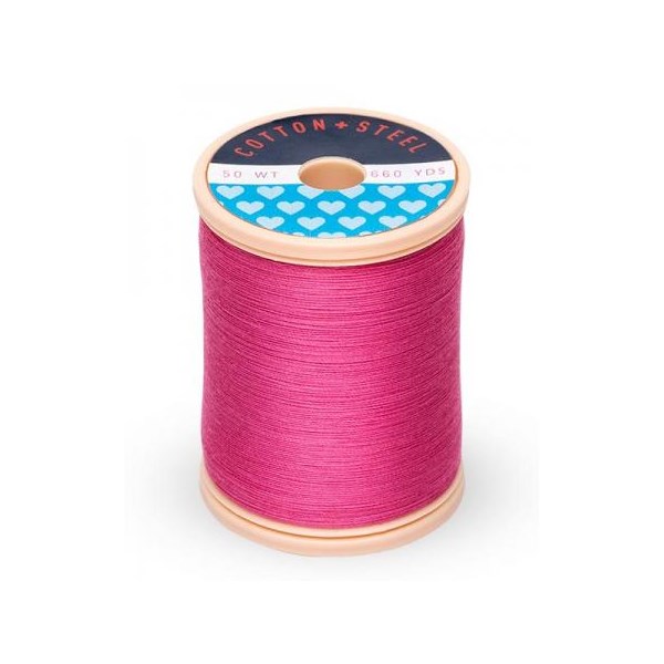Cotton + Steel Thread 50wt | 600 Yards - Hot Pink