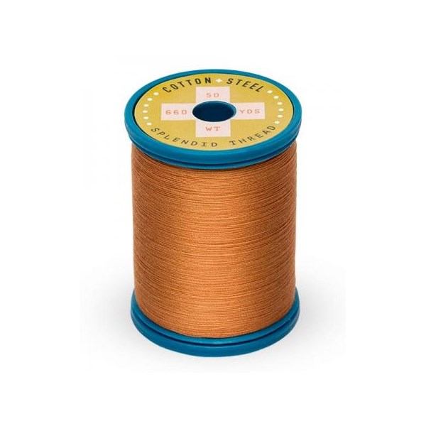 Cotton + Steel Thread 50wt | 600 Yards - Med. Tawny Tan