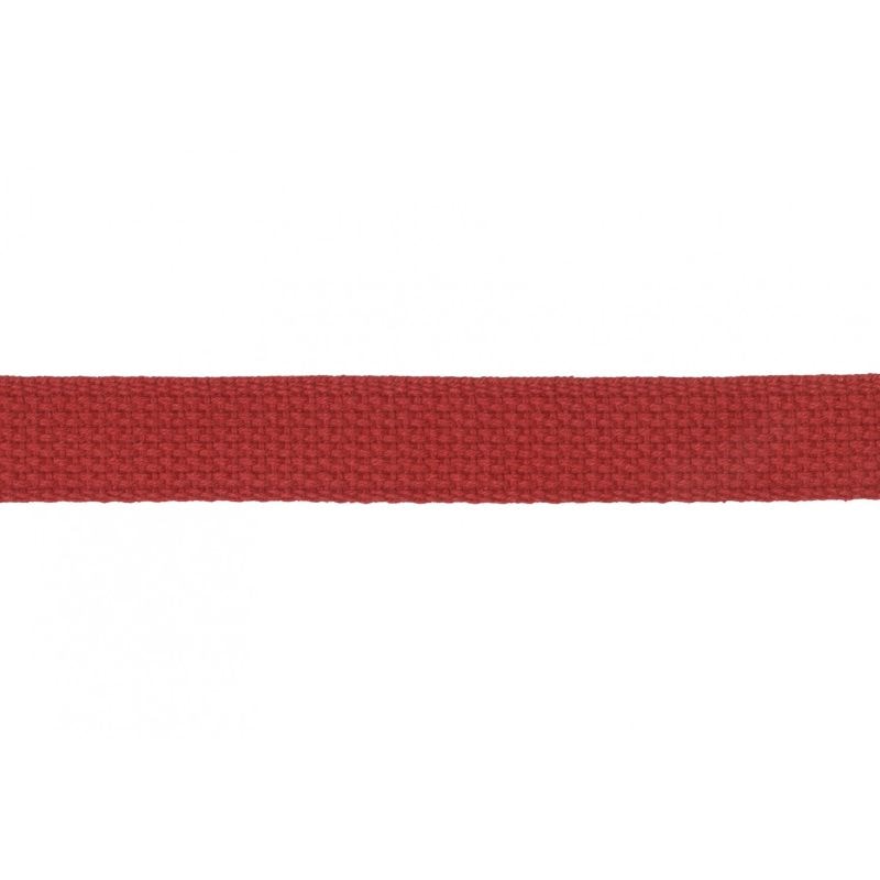 Cotton Webbing - 1" - Red