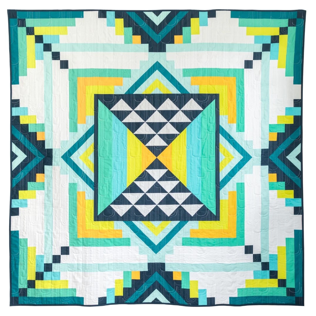 Diamond Flare Quilt Pattern | Toad & Sew