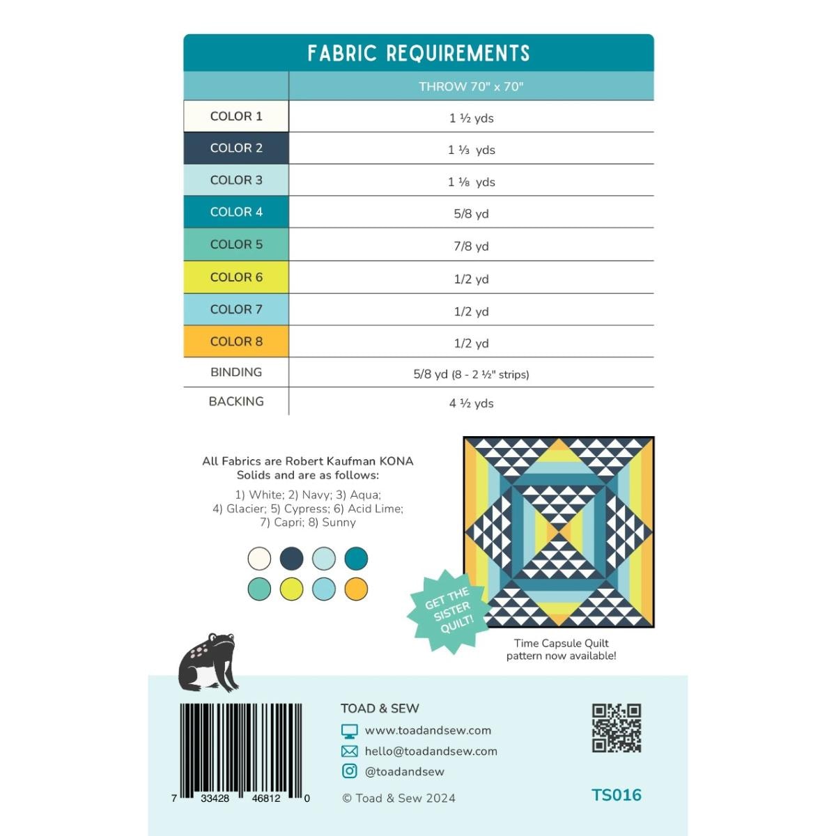 Diamond Flare Quilt Pattern | Toad & Sew