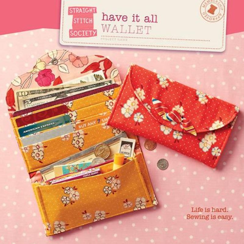 Have It All Wallet Pattern | Straight Stitch Society