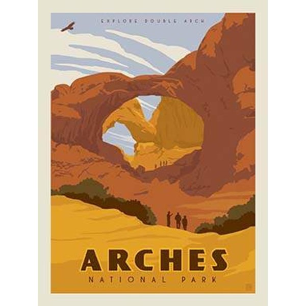 National Parks Poster Panel - Arches