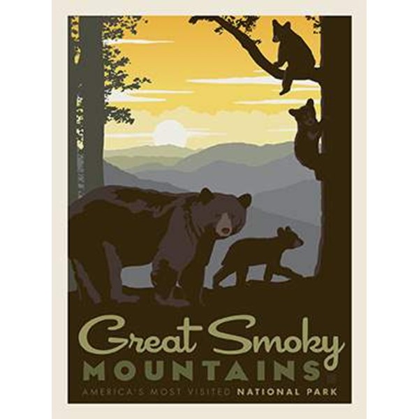 National Parks Poster Panel - Great Smoky