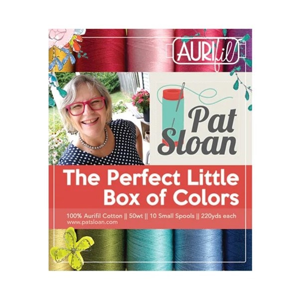 Pat Sloan Perfect Little Box of Aurifil Thread Set - Colors