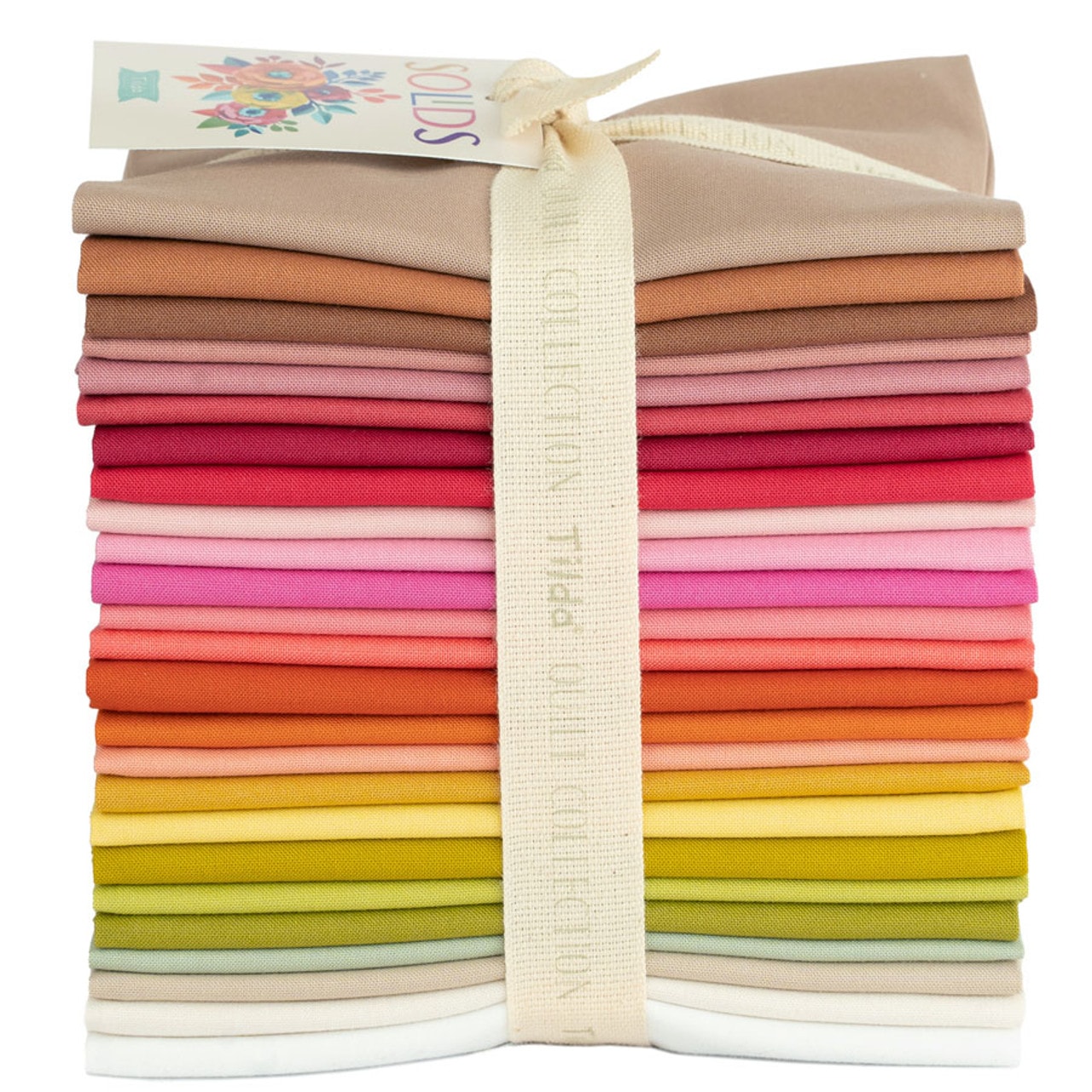 Solid Basics Fat Quarter Bundle | Tilda Fabrics | 25 FQs