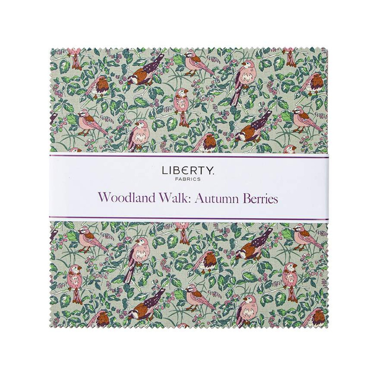 Woodland Walk 10" Stacker | Liberty Fabrics | 42 PCs - Autumn Berries