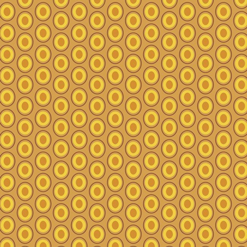 Oval Elements - Mustard