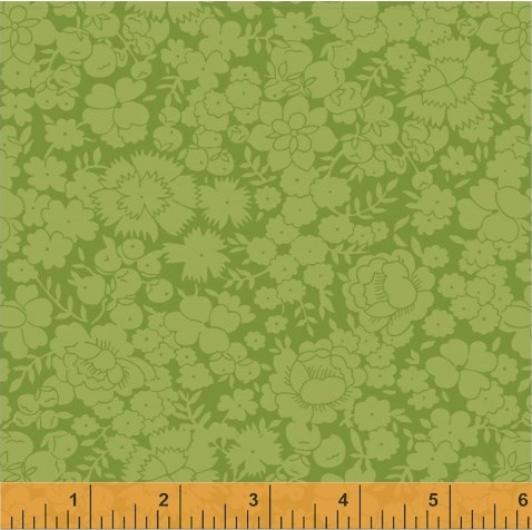 Tonal Floral in Green