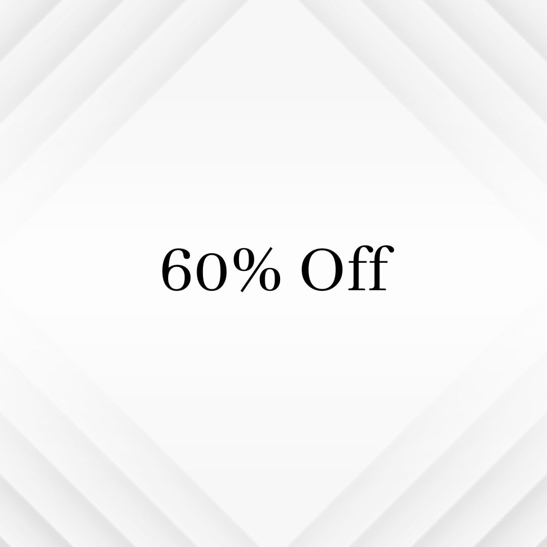 60+% Off