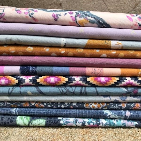 Nathalie Lete designer cotton fabric prints available at Stash Fabrics