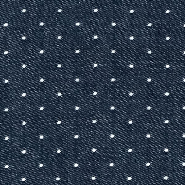 Cotton Chambray Dots