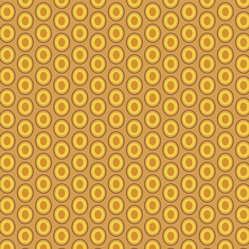 Oval Elements - Mustard