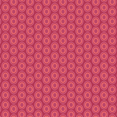 Oval Elements - Cranberry