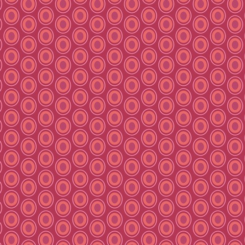 Oval Elements - Cranberry