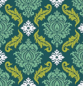 Damask in Turquoise