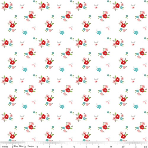 Floral in White