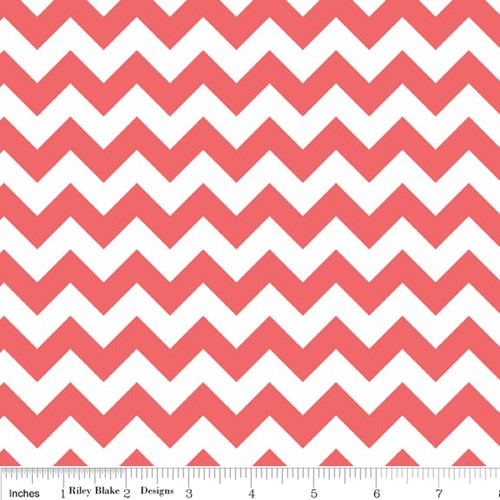 Small Chevron in Rouge