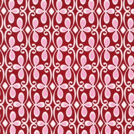 Damask in Red