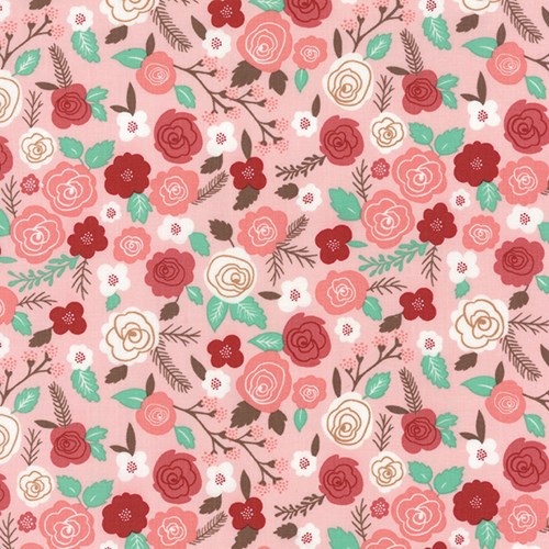 Woodland Blooms in Sweet Pink