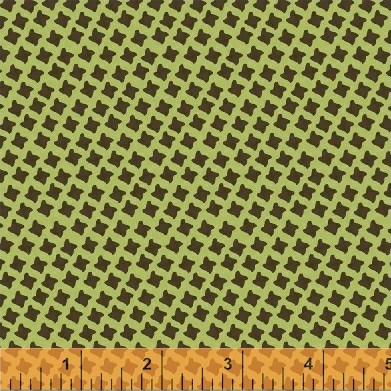 Tiny Houndstooth in Green