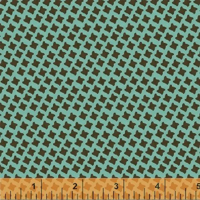 Tiny Houndstooth in Blue