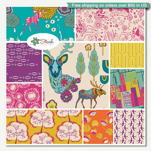 Utopia Half Yard Bundle in Fantasy City Fervor