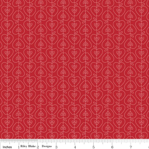 Apple Stripe in Red