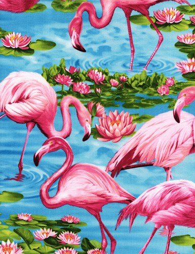 Flamingos by Michael Searle