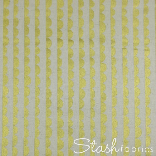 Half Round in Metallic Gold CANVAS
