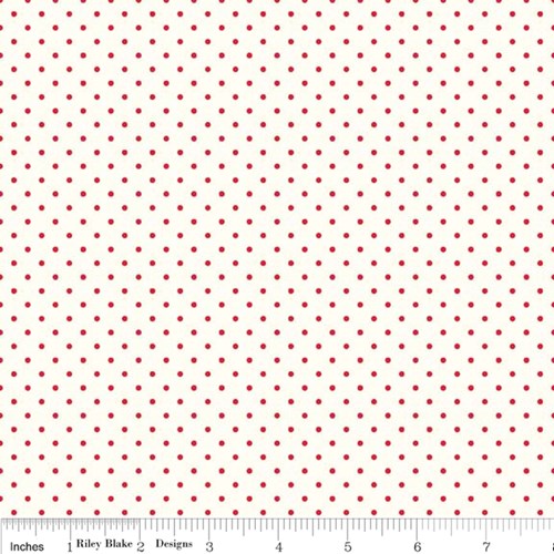 Le Creme Swiss Dots - Red