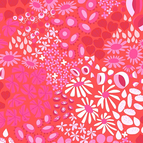 Flower Carpet in Fuchsia