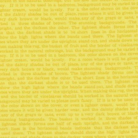 Text in Yellow