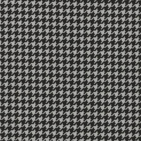 Houndstooth in Black and Grey
