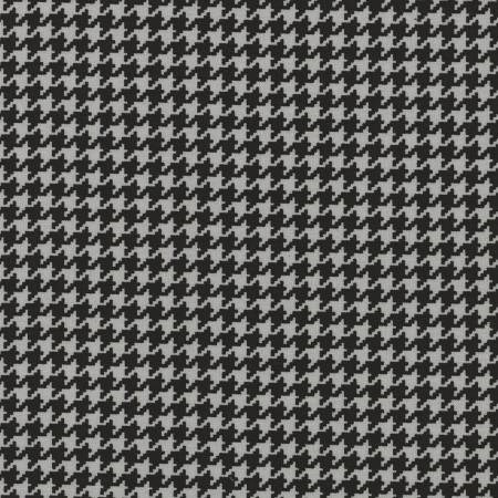 Houndstooth in Black and Grey